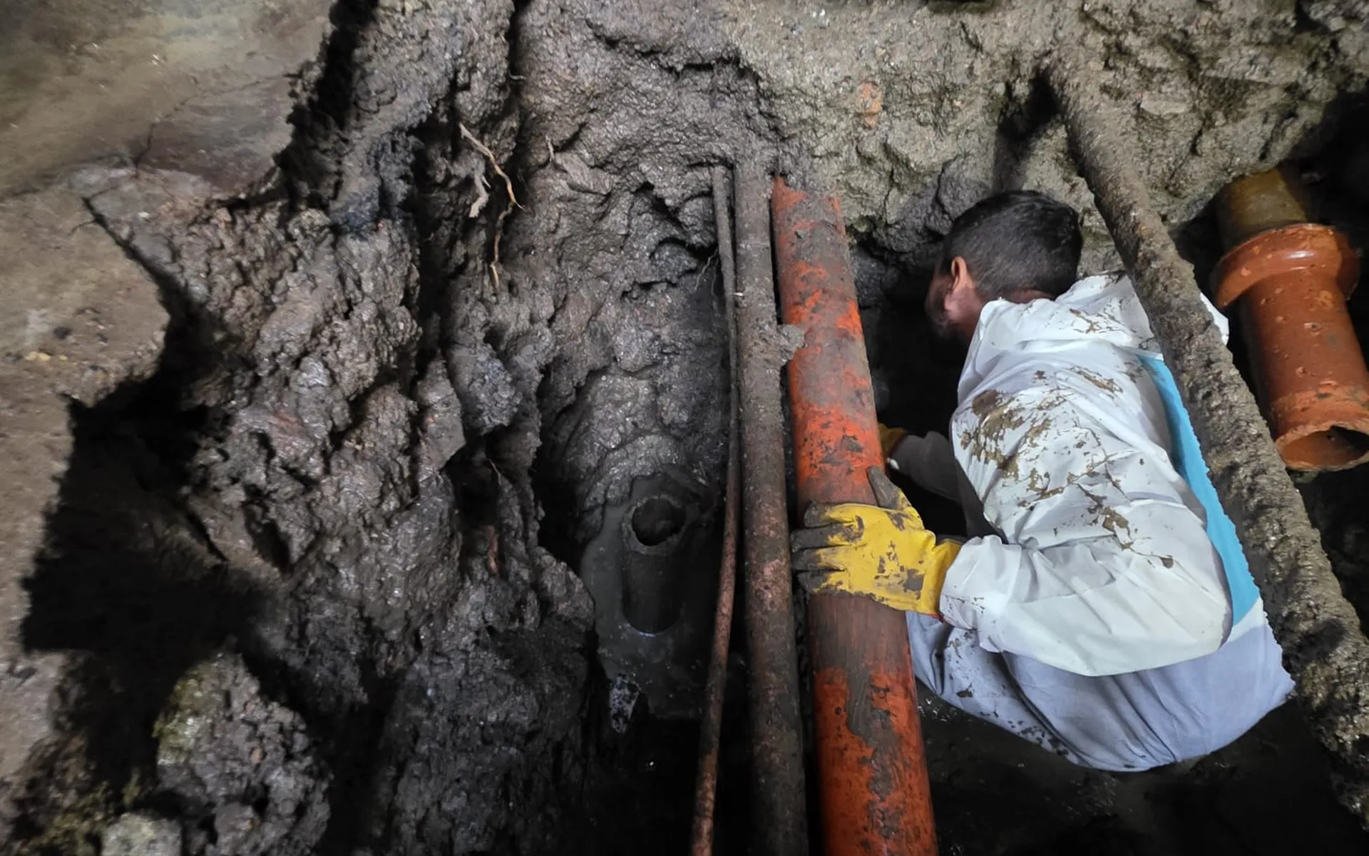 Plumbing work in progress in Glenroy